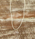KA'ANAPALI FROSTED GLASS BEADED NECKLACE