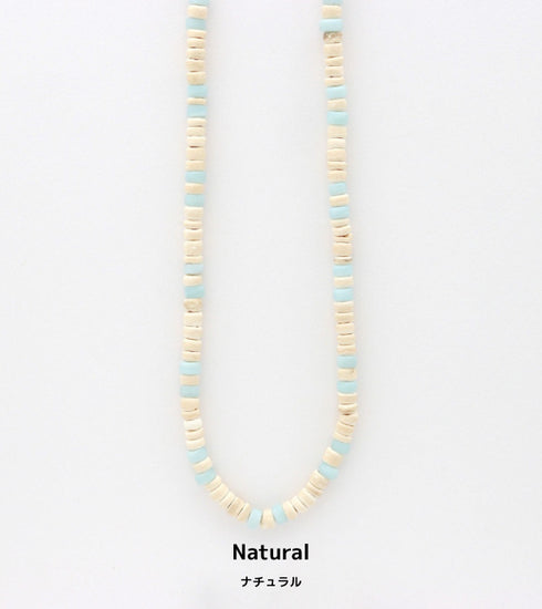 wood and beads necklace