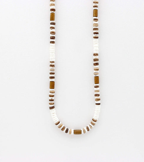 NUSA LEMBONGAN WOOD BEAD NECKLACE