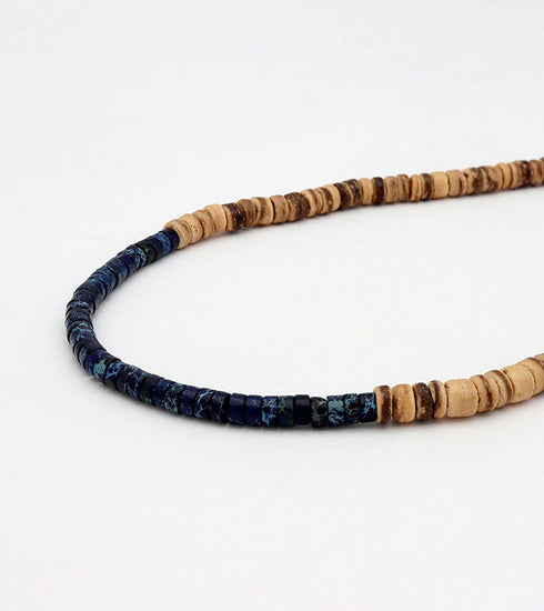 Wood and Shell Necklace