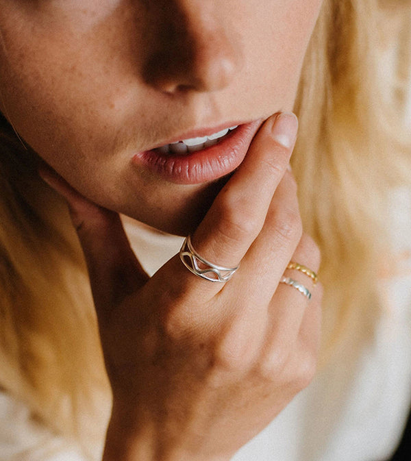 Buyan Wave Ring Silver