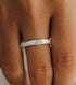 Flow With It Engraved Wave Ring Silver