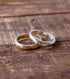 Citrine Pebble ring gold