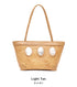 Cosmic Oval rattan Tote
