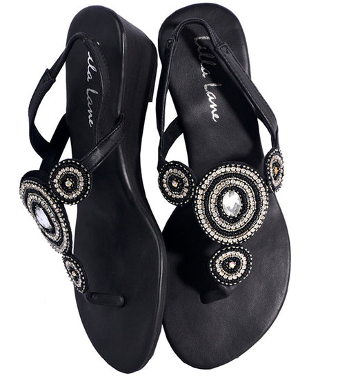 Victoria Quatro Medallion Mini Wedge