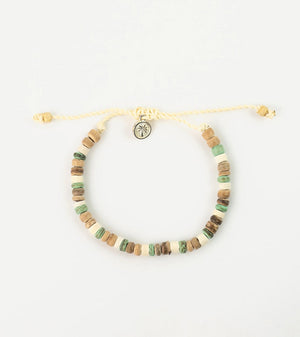 LAUT TURQUOISE & WOOD BEADED