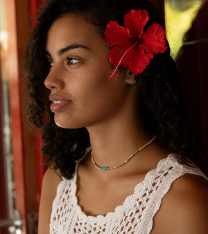 HAPUNA BEACH BEADED NECKLACE