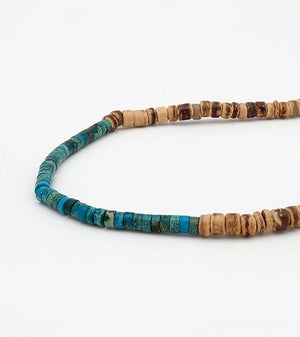 Wood and Shell Necklace