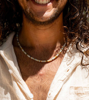MAUI stone beads necklace