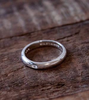 Zirconia Pebble ring silver